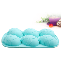 6 Easter Eggs Fondant Silicone Cake Decoration Mold