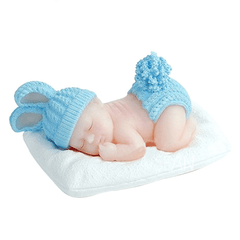 3D Baby Fondant Decoration Silicone Mold