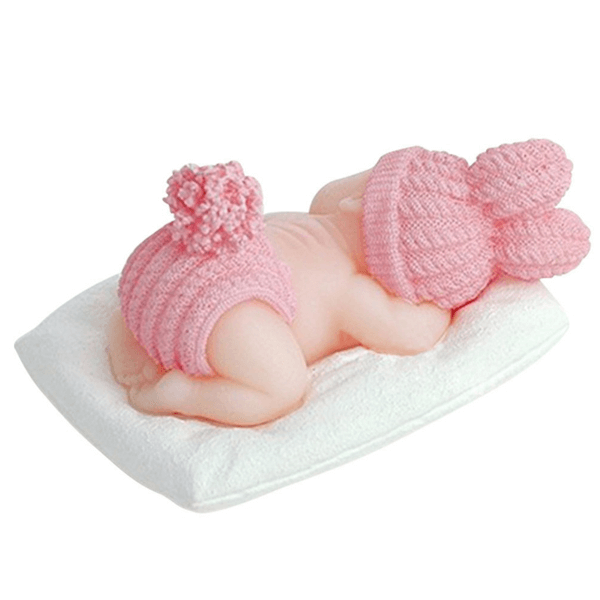 3D Baby Fondant Decoration Silicone Mold