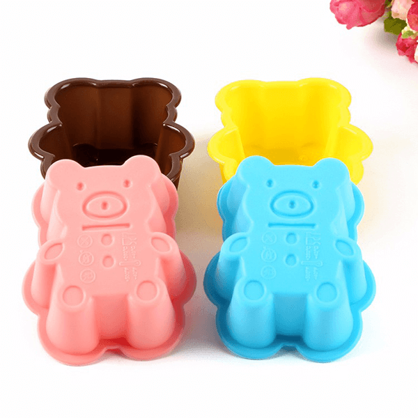 Bear Shape Silicone Cake Fondant Mold