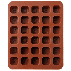 Alphabets Shape Silicone Chocolate Mold