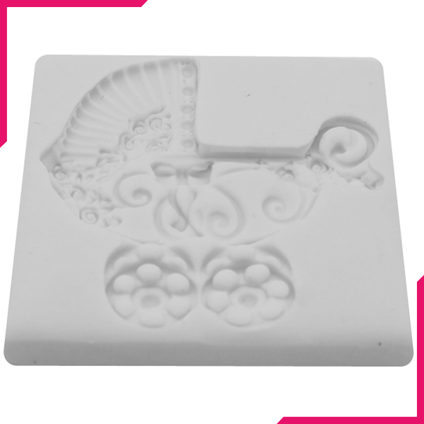 Baby Cart Silicone Fondant Mold