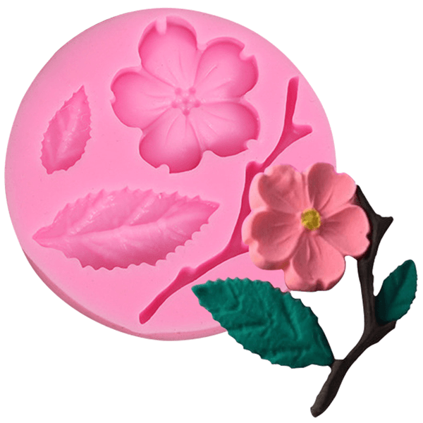 3D Silicone Fondant Mold Blossom