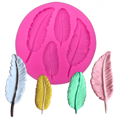 Birds Feathers Silicone Fondant Mold