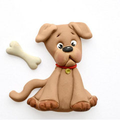 3D Silicone Dog Shape Fondnat Mould