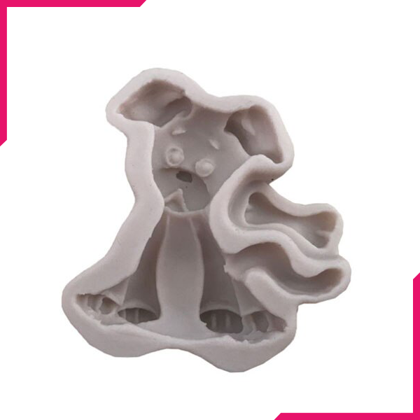 3D Silicone Dog Shape Fondnat Mould