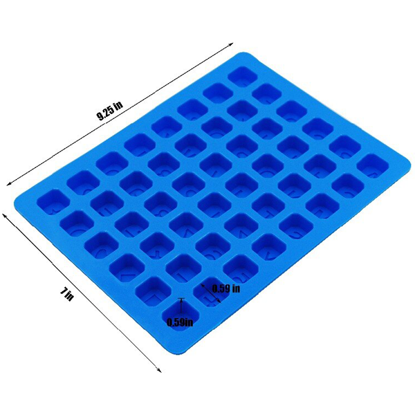 48 Cavity Alphabet Letter Number Math Sign Silicone Mold