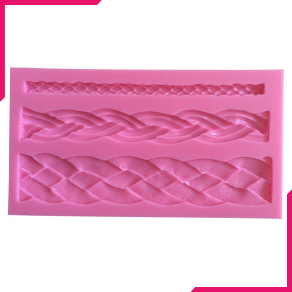 Braid weave silicone mold