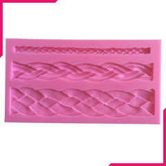 Braid weave silicone mold