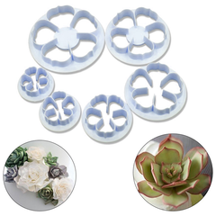 5 Petal Rose Cutter Set Of 6