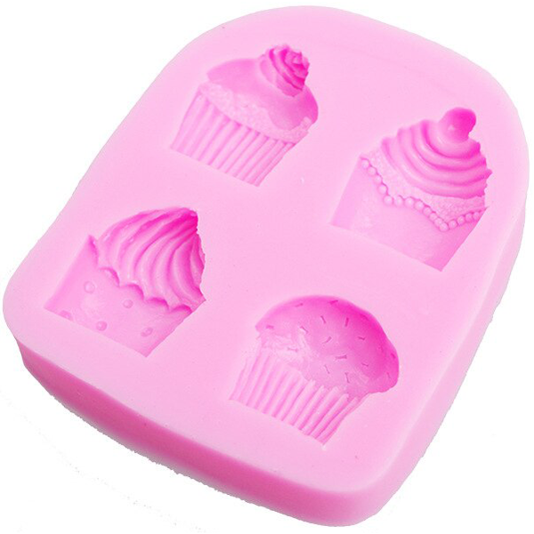 3D Cupcake Shaped Silicone Mold
