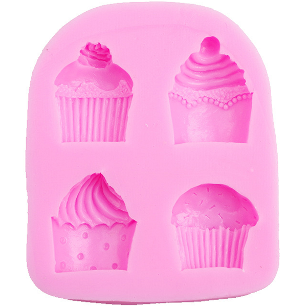 3D Cupcake Shaped Silicone Mold