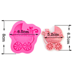 3D baby stroller silicone mold