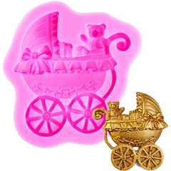 3D baby stroller silicone mold