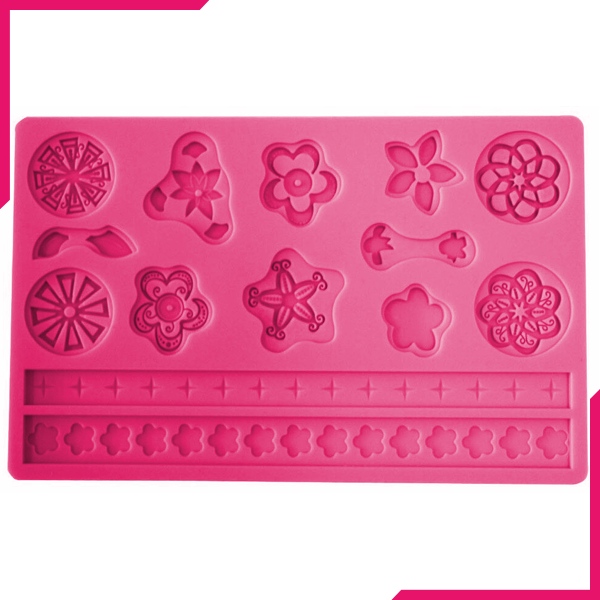 Button Shaped Silicone Fondant Mold