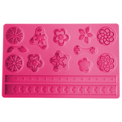 Button Shaped Silicone Fondant Mold