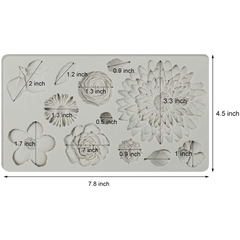 Buttercream Flowers Silicone Mold