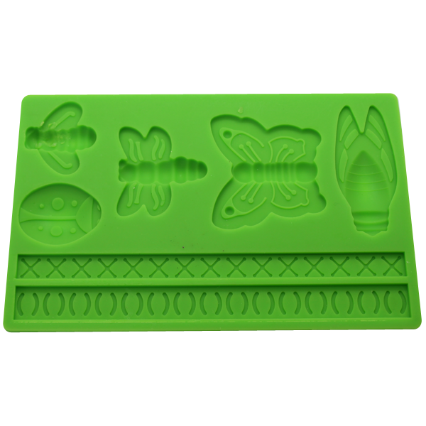 Butterfly, Bee, & Bulb Silicone Mold