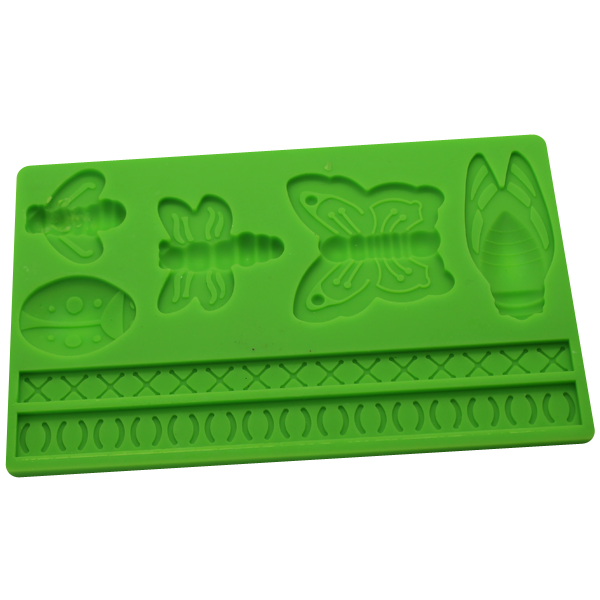 Butterfly, Bee, & Bulb Silicone Mold