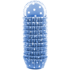 Blue Dot Mini Cupcake Liners 200pcs