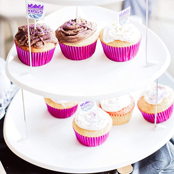 Aluminum Foil Cupcake Liner Pink 100Pcs