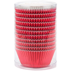 Aluminum Foil Cupcake Liner Red 100Pcs