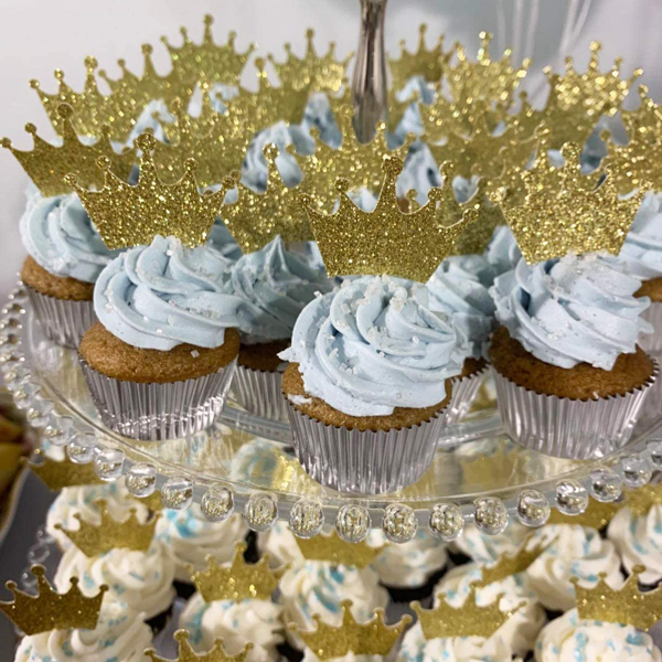 Aluminum Foil Cupcake Liner Silver 100Pcs