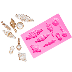 Art Decor Silicone Fondant Mold - Keyholes