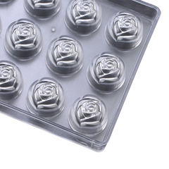 Acrylic Chocolate Mold Rose Flower