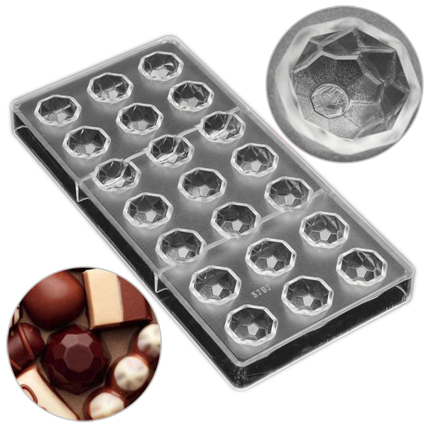 Acrylic Chocolate Mold Diamond Shape