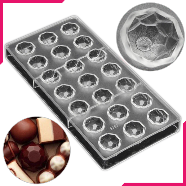 Acrylic Chocolate Mold Diamond Shape