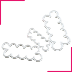 Cake Gumpaster Easiest Rose Cutter 3Pcs Set