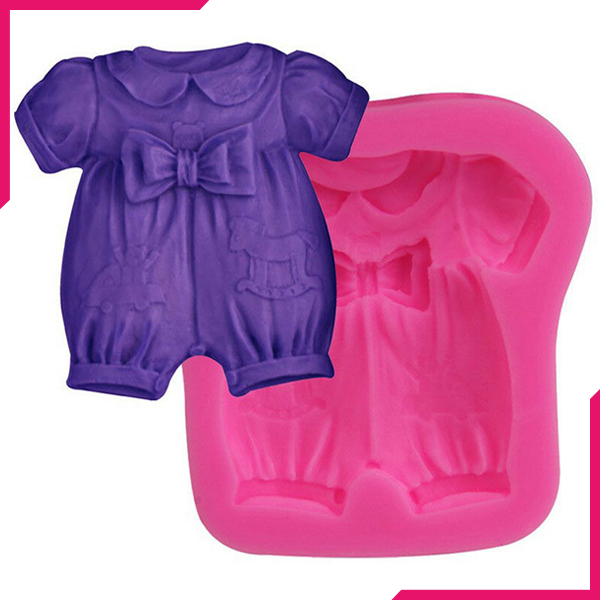 Bow Baby Clothes Silicone Mold