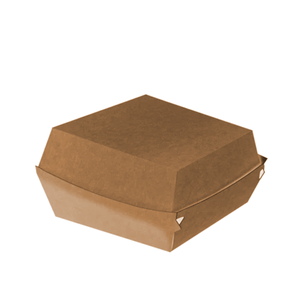 Brown Burger Box
