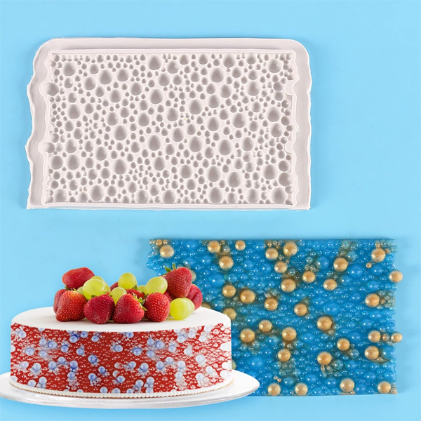Bubble Pearl Beads Impression Silicone Fondant Mold