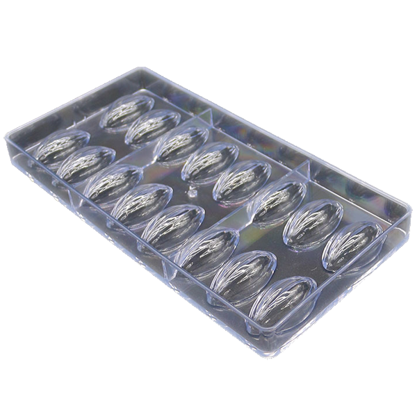 Acrylic Chocolate Mold Cocoa Bean Shaped