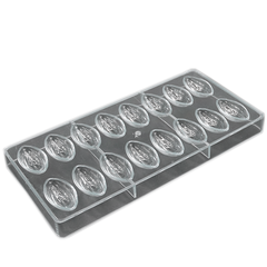 Acrylic Chocolate Mold Cocoa Bean Shaped