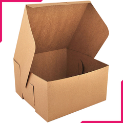 Brown Cake Box 8x8 Inches