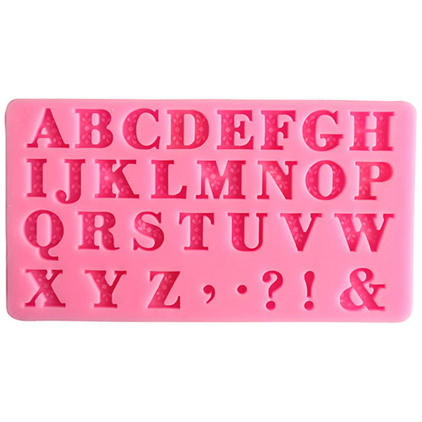 Alphabet & Symbols Silicone Mold