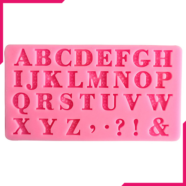 Alphabet & Symbols Silicone Mold
