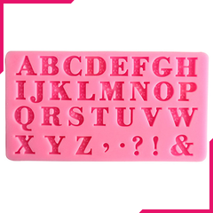 Alphabet & Symbols Silicone Mold