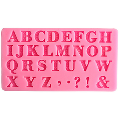Alphabet & Symbols Silicone Mold