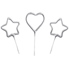 Birthday Candles Heart & Stars