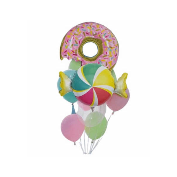 Bouquet Donut Balloon 9pcs