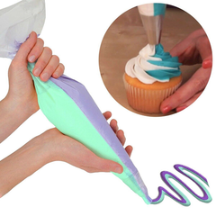10 Dual Piping Icing Bags