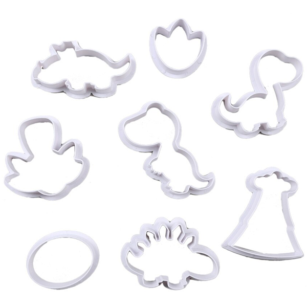 3D Animal  Cookie Cutter Set 8Pcs