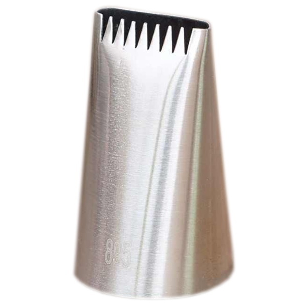 895 Basketweave Stainless Steel Icing Nozzle