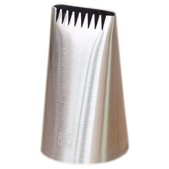 895 Basketweave Stainless Steel Icing Nozzle