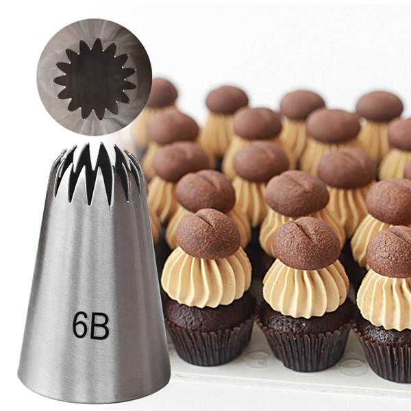 6B Stainless Steel Icing Nozzle
