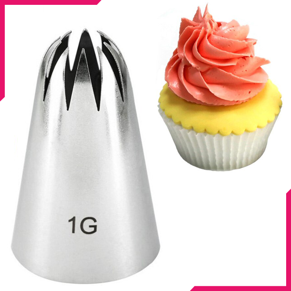 1G Flower Tips Stainless Steel Icing Nozzle